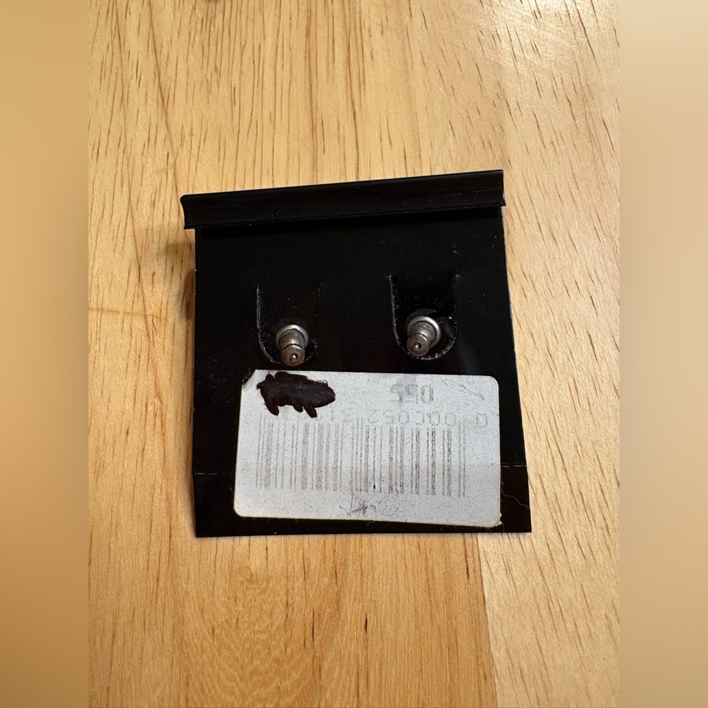 Vintage Napier Faux Pearl Stud Earrings - Picture 2 of 4
